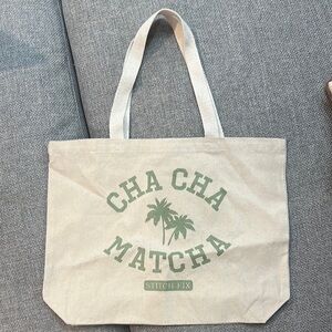 MOVING SALE ChaCha Matcha x StitchFix - Tote Bag